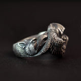 Norse Mythology Odin Raven Rings Scandinavian Amulet Jewelry