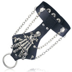 Punk Rock Gothic Skeleton Skull Hand Glove