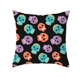 Skull Printing Decorative Pillowcase Black and White Skull Pillow Case Polyester Skull Pattern Pillow Cover kussensloop