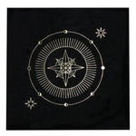 Triple Moon Pentagrams Pagan Altar Cloth Flannel Tarots Cloth