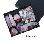 Magic wand Chakra Stone Collection  Reiki Crystal Crafts with gifts box crystal chakra wand