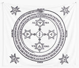 Magical Circle of King Solomon Big Tapestry Wall Hanging