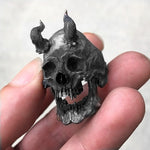 Gothic Punk Satanic Devil Skull Ring Vintage Steampunk
