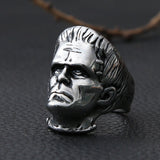 Science Fiction Goth Frankenstein Steel Rings