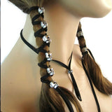 Hair Accessories Skull Jewelry Leather Ties Ponytail  Hair Glove Wrap