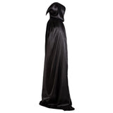 Halloween Costume Hooded Cloak Wicca Robe Cosplay Costumes Black Black Cloak Scary Witch Devil Role Play Halloween Party Decor