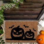 Halloween Doormat Anti-slip Carpet Funny Door Mats Indoor Entrance Rug Pumpkin Witch Castle Carpet Decorative Home Textile Decor