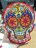 Hamasa hands sugar skulls ceramic coasters with cork base Drinks Absorbent Stone