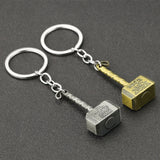 Thor Hammer Keychain Mjolnir Keyring Key Chain Ring Viking Odin Norse Mythology Weapon Nordic