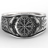 Norse Mythology Vikings Celtics Compass Crow 925 Sterling Pirate Silver Rings