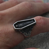 Unique Zombie Vampire Skull Biker Men's Ring