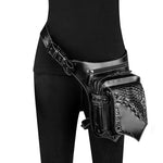 Steampunk 2021 Fashion Leather Women Motorcycle Bag