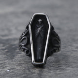 Unique Zombie Vampire Skull Biker Men's Ring