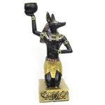 Resin Candlestick Ancient Egyptian Goddess  Anubis Candle Holder