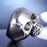 Gothic High Quality Gold/Black/Silver Color Skull Ring