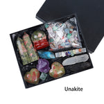 Magic wand Chakra Stone Collection  Reiki Crystal Crafts with gifts box crystal chakra wand