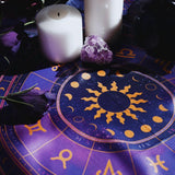 Altar Tarot Cloth  Psychedelic Divination Witchcraft  Mysterious Constellation Scarf