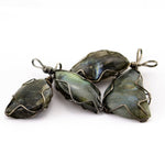 Irregular Raw Stone Labradorite Natural Stones Healing Reiki Pendant