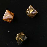 3 Pcs 8-Sided Rune Dice Resin Assorted Polyhedral Dices Set Divination