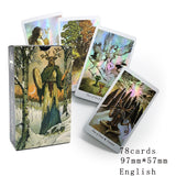 Tarot Cards for Beginners With Guid .Gilded Deck Tarot. Oracle Divination.Oracle Cards