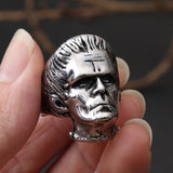 Science Fiction Goth Frankenstein Steel Rings