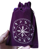 Tarots Oracle Cards Runes Constellation Witch Divination Bag