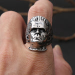 Science Fiction Goth Frankenstein Steel Rings