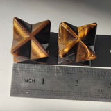 Natural Crystal Quartz Merkaba Star Carved Crystal