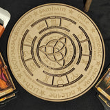 Tarot Divination Mat, Constellation Compass Mat Tray