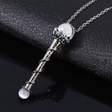 Godmother Witch Magic Wand Necklace Pendant