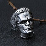 Science Fiction Goth Frankenstein Steel Rings