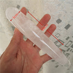Natural clear white quartz crystal wand healing crystal large long gemstone yoni massage wand