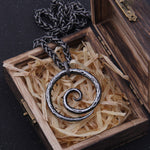 Iron Color Celtic Knot Pendant necklace with stainless steel Necklace add wooden box as christmas