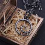 Iron Color Celtic Knot Pendant necklace with stainless steel Necklace add wooden box as christmas