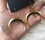Large Moon Statement Earring,Vintage Style,Unique Earrings