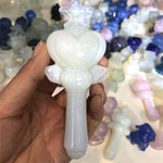 Large natural crystal meringue quartz Crystal Dot Mineral Decorative Magic
