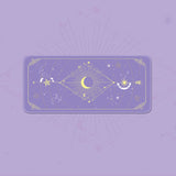 Magic Moon Star Purple Extra Large Kawaii Girl Gaming Mouse Pad Cute Xxl Desk Mat Water Proof Nonslip Laptop Desk Accessories - Desk Pads &amp; Blotters