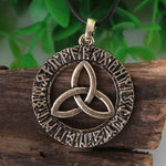 New Magicun Viking~Mens Trinity Triquetra Pendant Necklace Irish Jewelry Necklace Women Men Collier