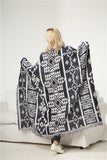 Modern Flannel Throw Blanket  Print Keep Warm  cloth carpet