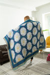 Modern Flannel Throw Blanket  Print Keep Warm  cloth carpet