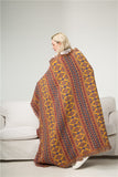 Modern Flannel Throw Blanket  Print Keep Warm  cloth carpet