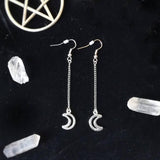 Moon Earring Dangle Gothic Magic Wicca Pagan Viking Jewelry Send Women Fashion Gift Classics New 2020 Delicacy Novelty