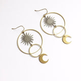 Moon Sun Starburst Earrings Witch Jewelry Women Gift 2020 New Delicate And Beautiful Crescent Wholesale Statement Fashion