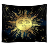 Moon Tapestry Wall Hanging Astrology Divination The Goddess Of Flowers And The Tarot Card Bedspread Beach Mat