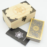 Hexagram Magic Gold Foil Tarot Card Set