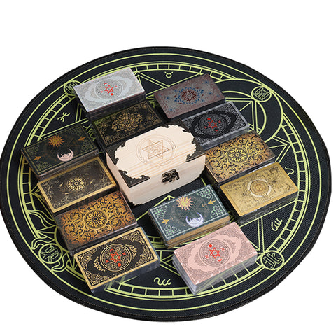 Hexagram Magic Gold Foil Tarot Card Set