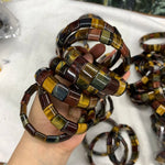 Natural Tiger Eye Stone Beads Bracelet Natural Gemstone Jewelry Bangle for Women for Man for Gift Wholesale !