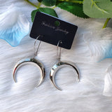 New Gold Colour Moon Earrings Witchy Crescent Goth Gifts Her Pretty Statement Creative Fashion Women Gift Novelty Charm 2021