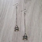 Goth Long Chain Spider Earrings Jewellery Rock Grunge Horror Creative Punk Charm Beautiful Fashion   Halloween