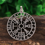 New Magicun Viking~Nordic Alphabet Compass Viking  Pendant Man Vegvizirt Vintage Charm With Best Friend Pendants